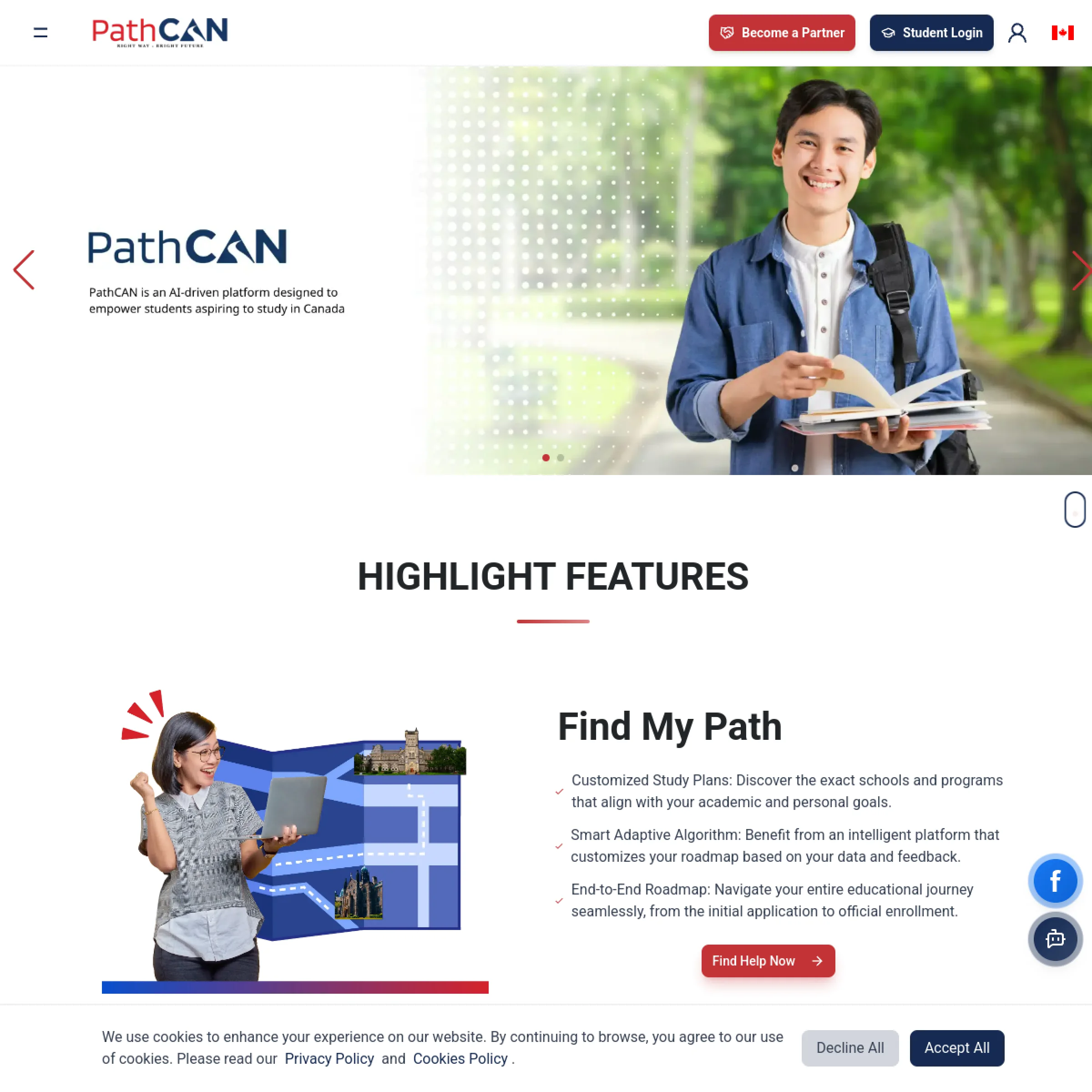 Hành trình dịch vụ trên nền tảng PathCAN